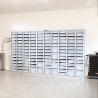 Systemregal mit Euroboxen H=202 cm