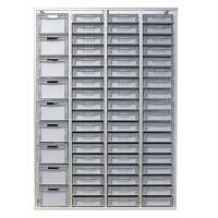 Systemregal mit Euroboxen H=202 cm